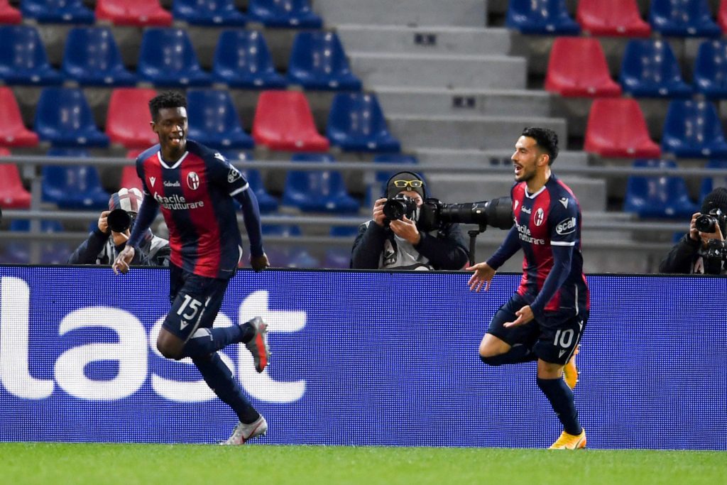 Soccer: Serie A 2020-2021 : Bologna 2-0 Lazio