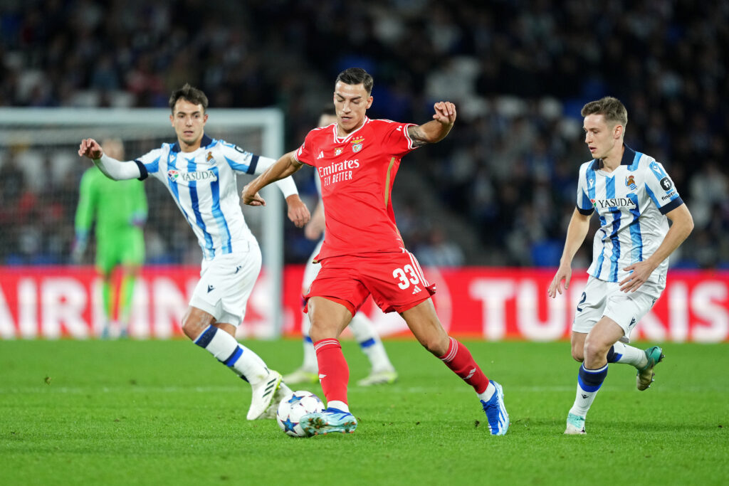 Real Sociedad v SL Benfica: Group D - UEFA Champions League 2023/24
