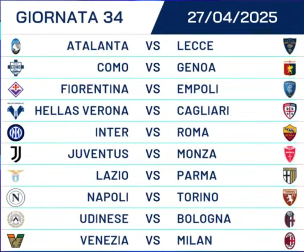 GIORNATA34_27-3-25
