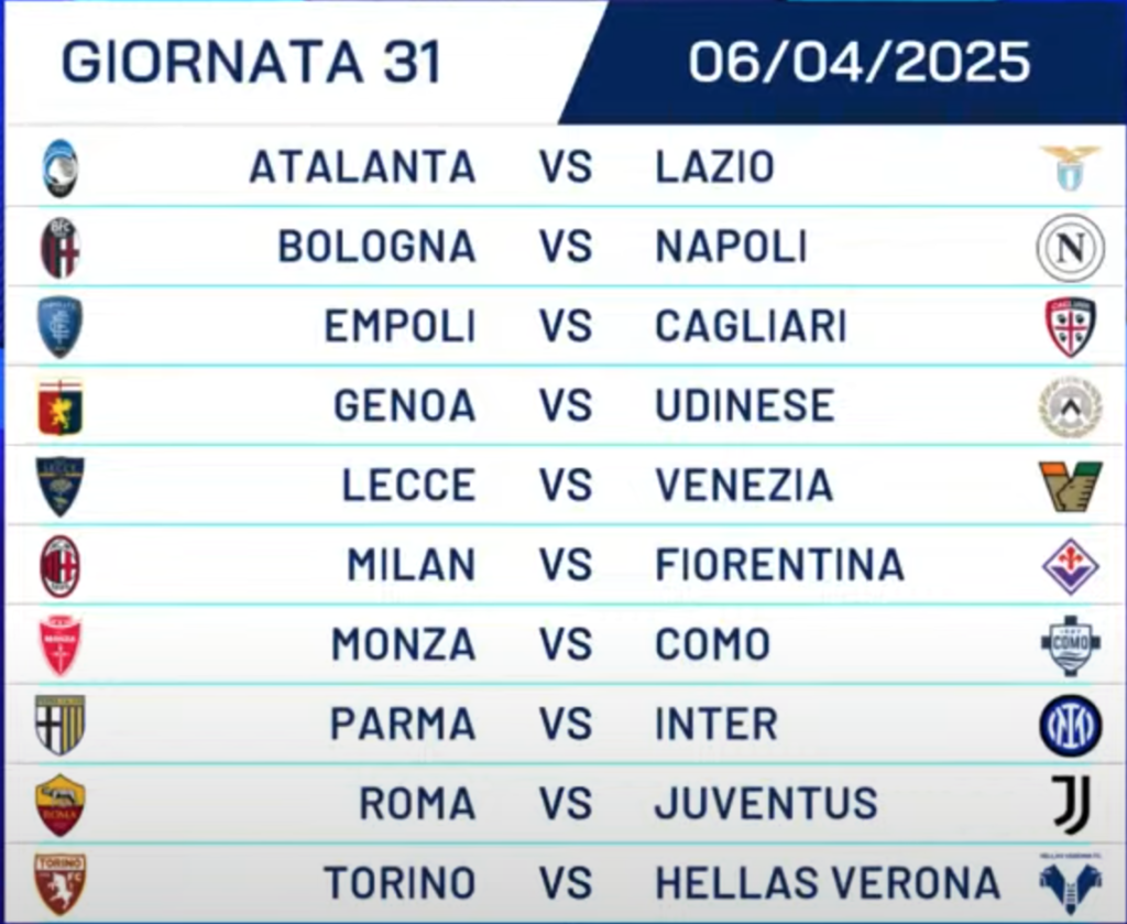 GIORNATA31_6-4-25