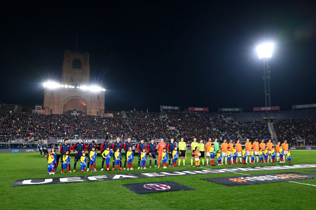 Bologna FC 1909 v AS Roma - UEFA Europa League 2025/26 Round of 16 First Leg